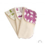 Les lingettes nettoyantes lavables GOTS LOT de 3