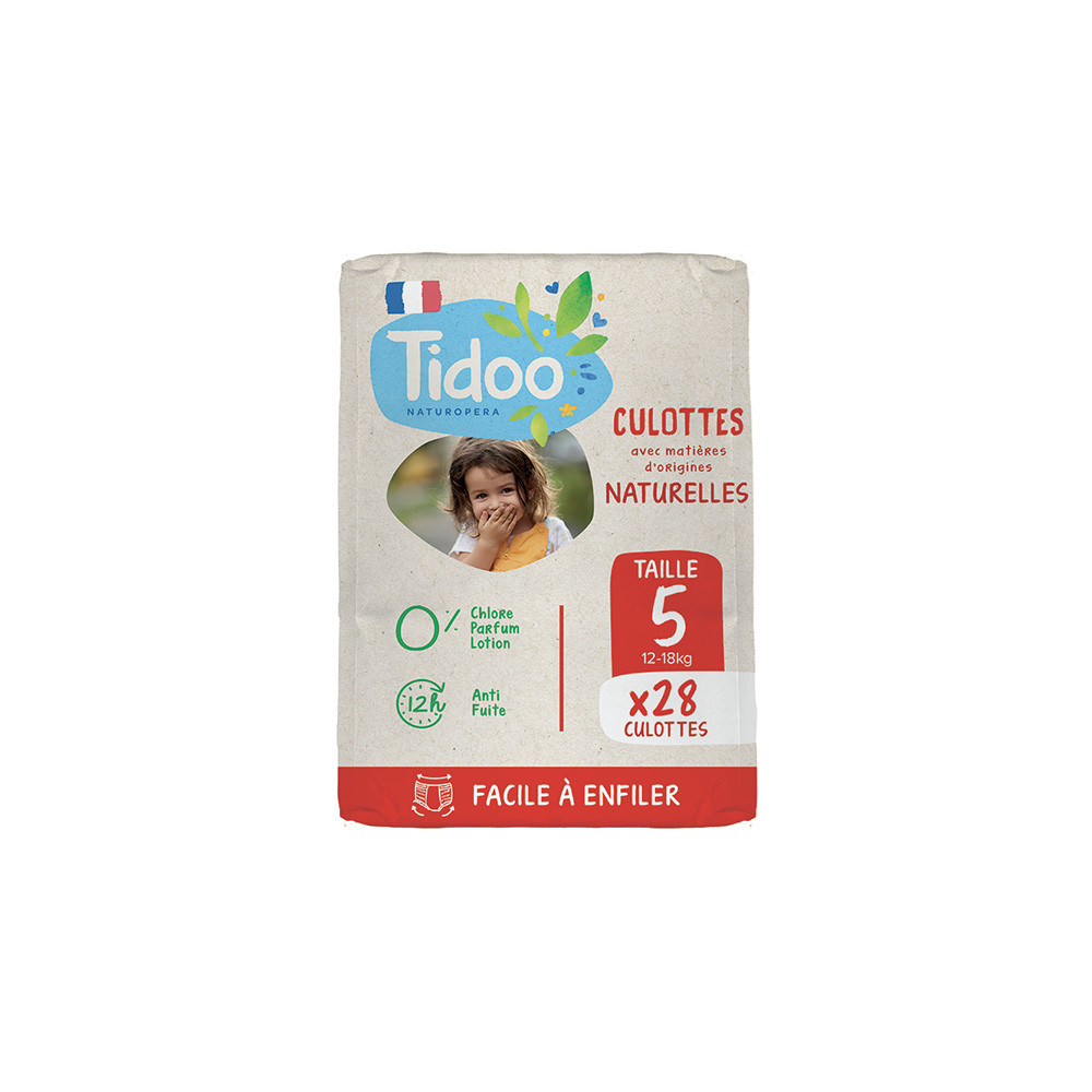 TIDOO - T5 - 28 Couches culottes d'apprentissage 12-18 kg
