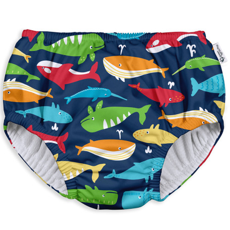 Couche de bain éco pull-up Navy Whale League