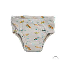 Culotte d'apprentissage Avion Coton Bio - Popolini