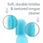 Brosse à dents d'apprentissage en silicone - Verte - 9 à 18 mois