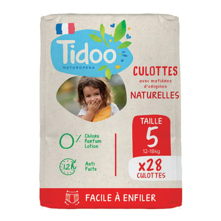 1 Paquet TIDOO - 36 Couches-culottes Stand up (T5) - 12/18 kg