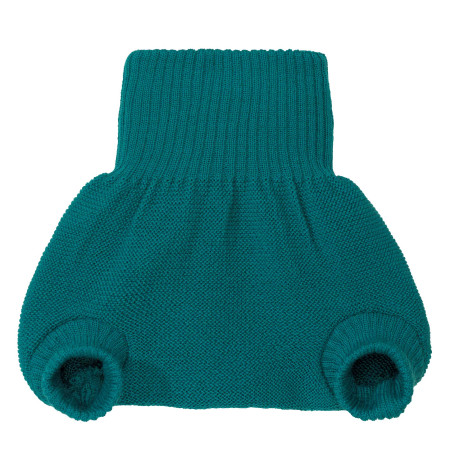 Culotte shorty Bleu en laine mérinos bio - Disana