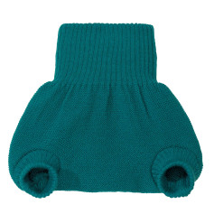 Culotte shorty Bleu en laine mérinos bio - Disana