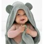 Serviette cape de bain bébé coton bio Mains Libres