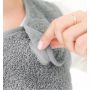 Serviette cape de bain bébé coton bio Mains Libres