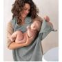 Serviette cape de bain bébé coton bio Mains Libres
