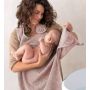 Serviette cape de bain bébé coton bio Mains Libres