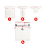 Couche préplate en coton biologique - XKKO