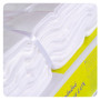 Mousseline de coton haute densité XKKO LUX 80x80 - Blanc (10 pièces)