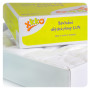 Mousseline de coton haute densité XKKO LUX 80x80 - Blanc (10 pièces)
