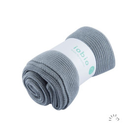 Couverture bébé en laine mérinos bio – 90x90 cm