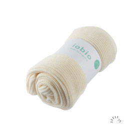 Couverture bébé en laine mérinos bio – 90x90 cm