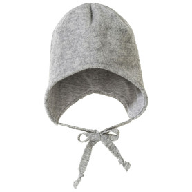 Bonnet laine bouillie gris