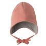 Bonnet laine bouillie rose