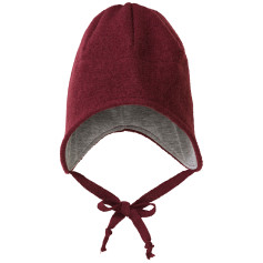 Bonnet laine bouillie cassis