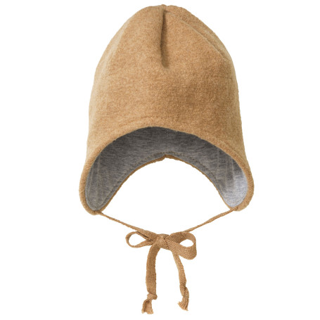 Bonnet laine bouillie caramel