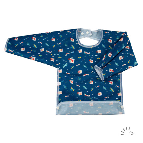 Bavoir manches longues Savane