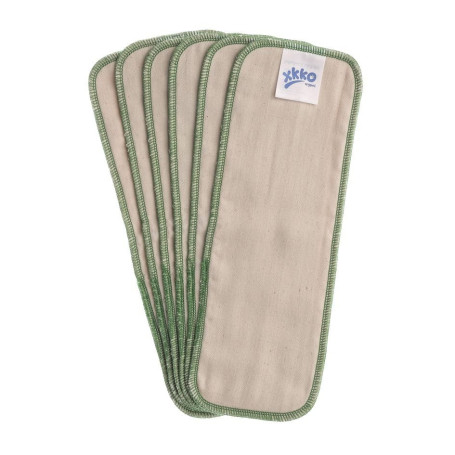 Lot de 6 inserts doublures coton bio - XKKO