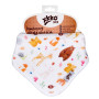 Bavoir bébé en mousseline de coton bio - XKKO