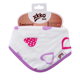 Bavoir bébé en mousseline de coton bio - XKKO