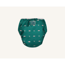 Culotte d’apprentissage & couche de bain 2 en 1 -Motif rayé - Bumbuns