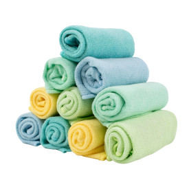 Lot de 10 lingettes lavables BambinoMio PASTEL