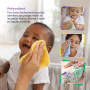 Lot de 10 lingettes lavables BambinoMio PASTEL