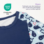 Kit complet de Baignade - Motif Baleines