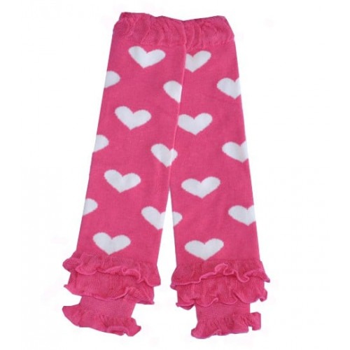 Jambières Frous-Frou rose coeur Jambières Frous-Frou rose coeur
