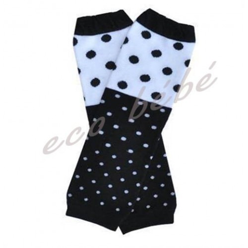 Jambières Pois noir/blanc Jambières Pois noir/blanc