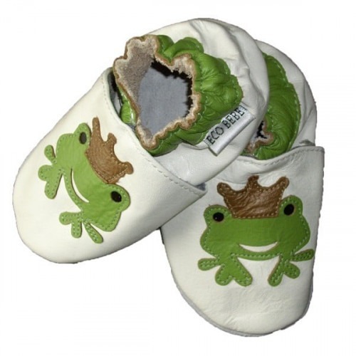 Chaussons cuir souple Grenouille Chaussons cuir souple Grenouille