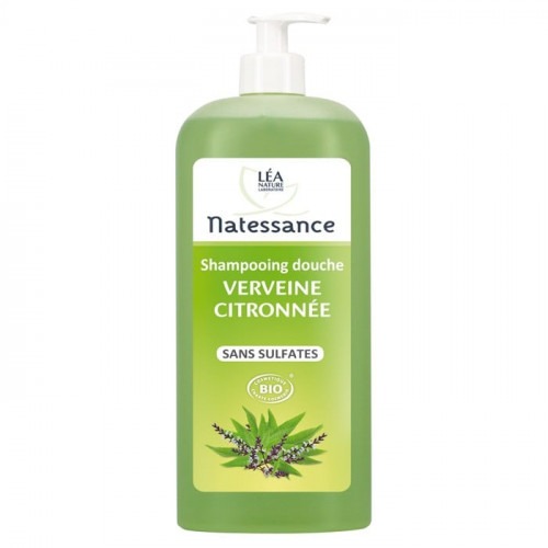 Shampoing Douche Natessance Verveine Citronnée 1 litre Shampoing Douche Natessance Verveine Citronnée 1 litre