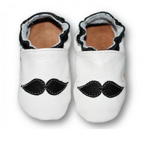 Chaussons cuir souple Moustache Chaussons cuir souple Moustache