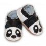 Chaussons cuir souple Panda