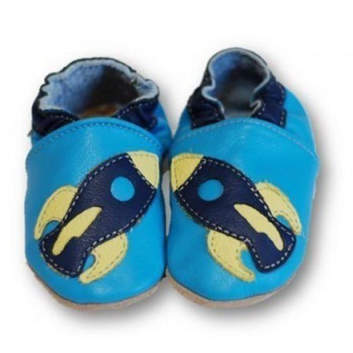 Chaussons cuir souple Blue rocket Chaussons cuir souple Blue rocket