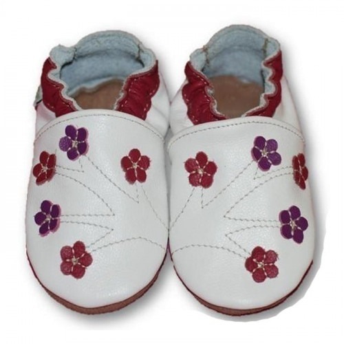 Chaussons cuir souple Cherry blossom Chaussons cuir souple Cherry blossom