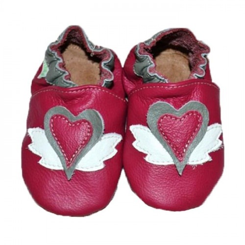 Chaussons cuir souple Jazzie pink Chaussons cuir souple Jazzie pink