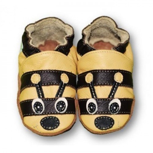 Chaussons cuir souple Abeille Chaussons cuir souple Abeille