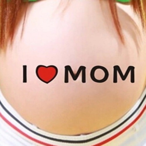 Autocollant "I love Mom" Autocollant "I love Mom"