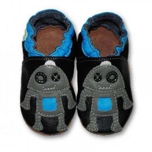 Chaussons cuir souple Robot Chaussons cuir souple Robot