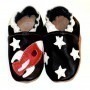 Chaussons cuir souple 4-8 ans Space