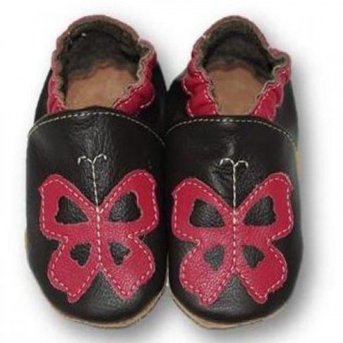 Chaussons cuir souple Butterfly Chaussons cuir souple Butterfly