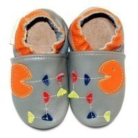 chausson cuir souple bébé garçon