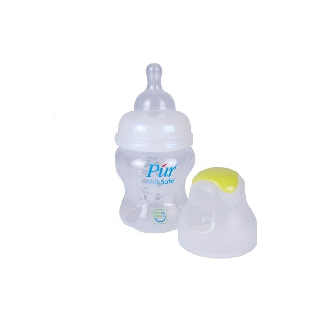 Pack de 3 Biberons Wee Baby en plastique sans BPA avec tétine