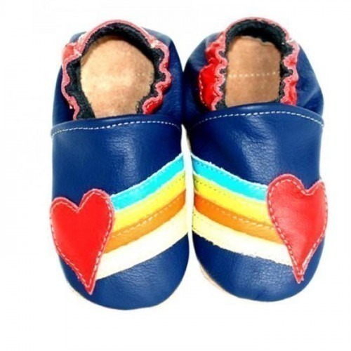 Chaussons cuir souple Rainbow Chaussons cuir souple Rainbow
