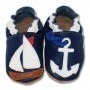 Chaussons cuir souple 4-8 ans petit bateau