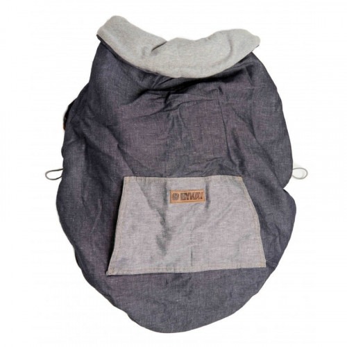 Couverture de portage reversible gris / denim Couverture de portage reversible gris / denim