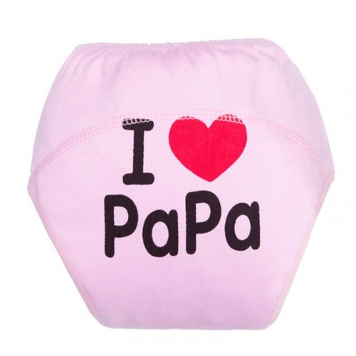 Culotte apprentissage I love Papa Rose Culotte apprentissage I love Papa Rose