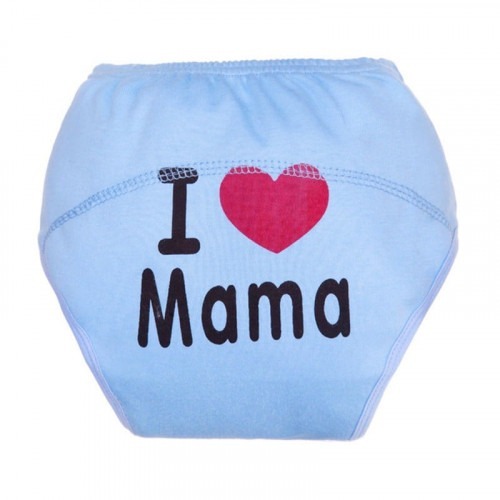 Culotte apprentissage I love Mama bleu Culotte apprentissage I love Mama bleu